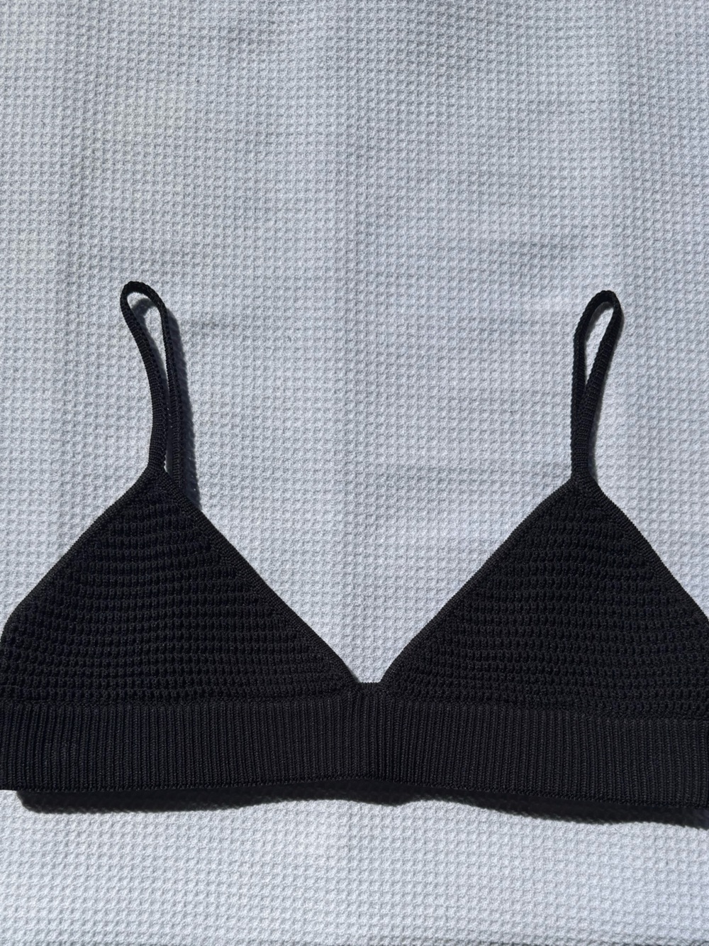 Frame crochet bralette